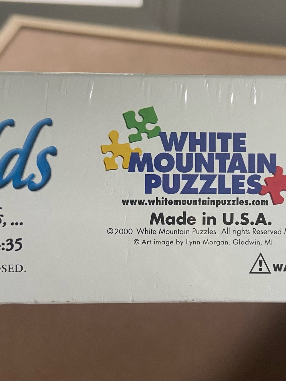 NWT/Sealed White Mountain The Harvest Fields 1000 Piece (2000) 🎨 Lynn Morgan - Picture 3 of 3